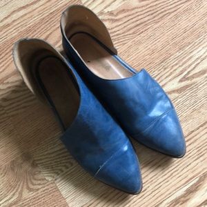 Adorable size 40 Free People Blue Booties